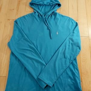 Polo Ralph Lauren thin hoodie blue large